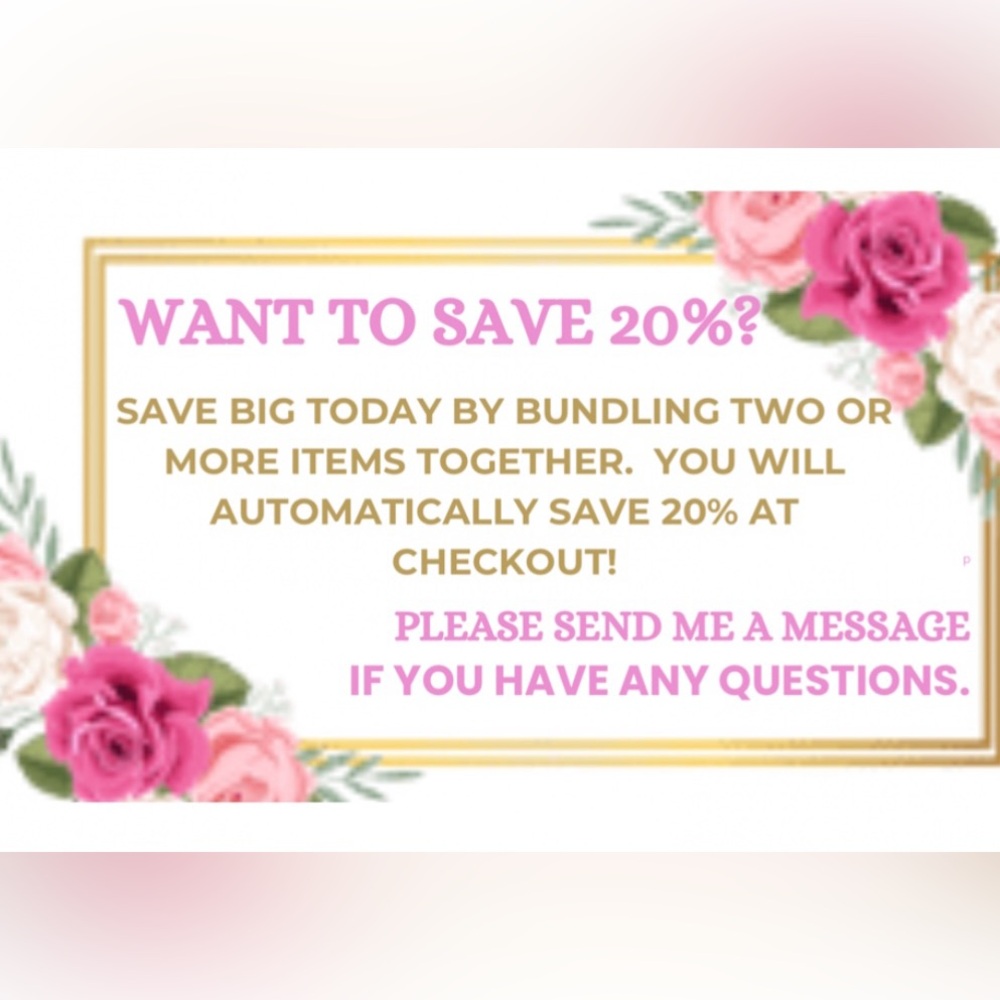 BUNDLE AND SAVE 20%TODAY!